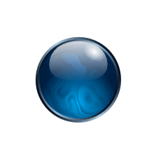 Финальное изображение шара маны в Inkscape