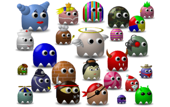 Создание персонажей игры Pac-Man в Inkscape