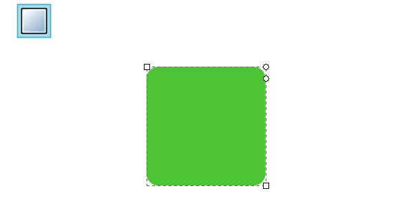 Рисование квадрата с закругленными углами в Inkscape