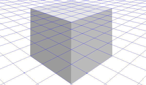 Рисование 3D куба в перспективе в Inkscape