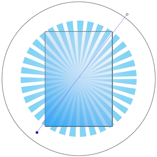 Прямоугольник с линейным градиентом в Inkscape